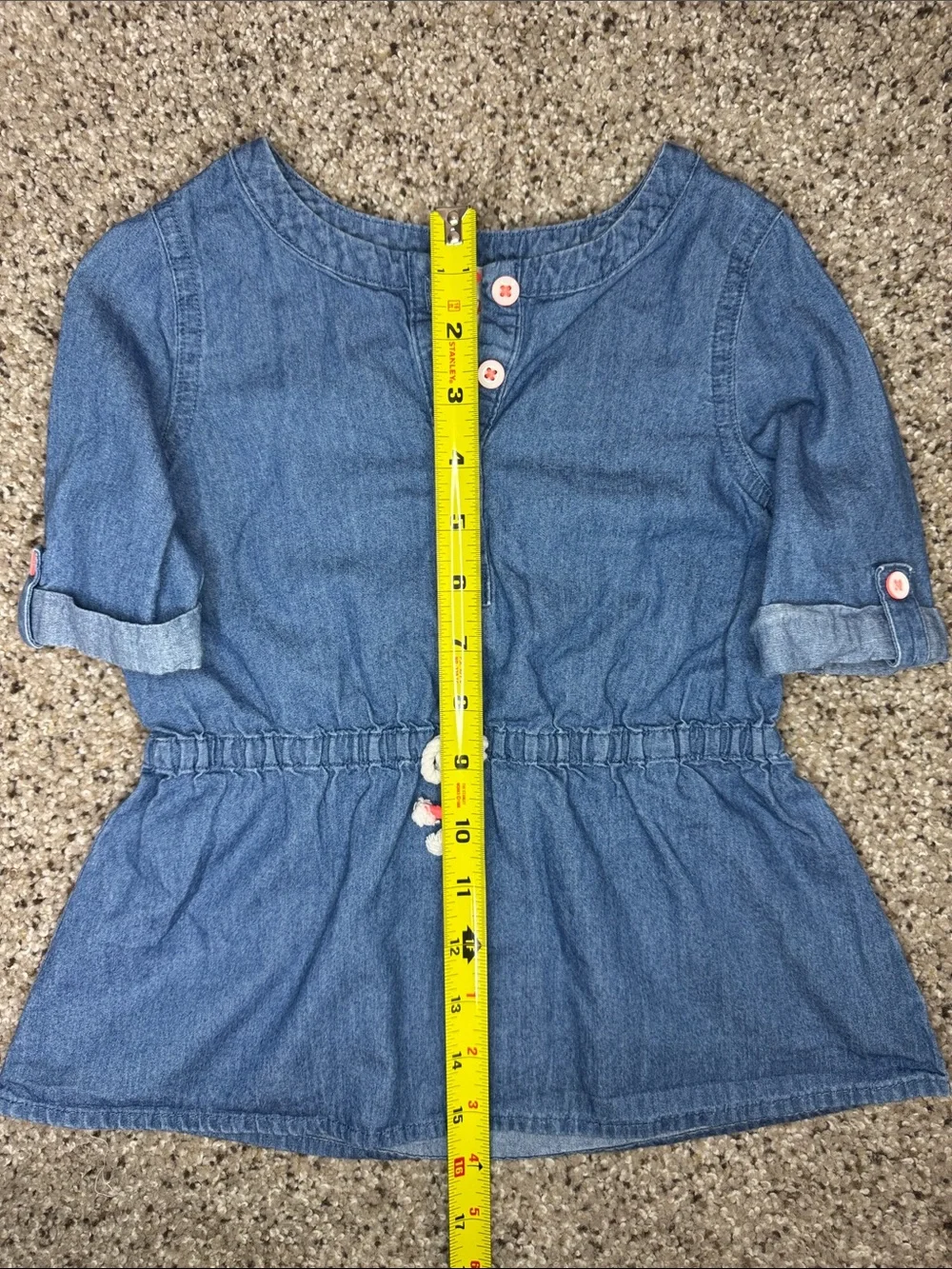Cat & Jack Denim Top and Short Set 4T